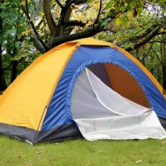 Gambar CV Tenda Camping Gunung Mendaki Dome Loreng Camo 4 ORANG 200cm X 200cm ## - Kuning dari originallkh undefined Tokopedia