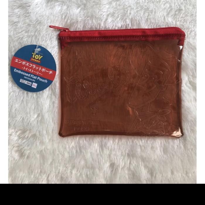 Gambar pouch emboss toy story woody dan buzz disney editon original daiso japan - woody dari Halojapan undefined Tokopedia