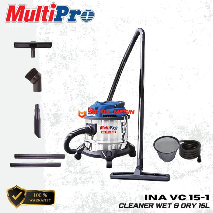 Gambar Multipro INA VC 15-1  VC15-1 Vacuum cleaner wet & Dry 15L VC 15 dari BAKUL MESIN undefined Tokopedia