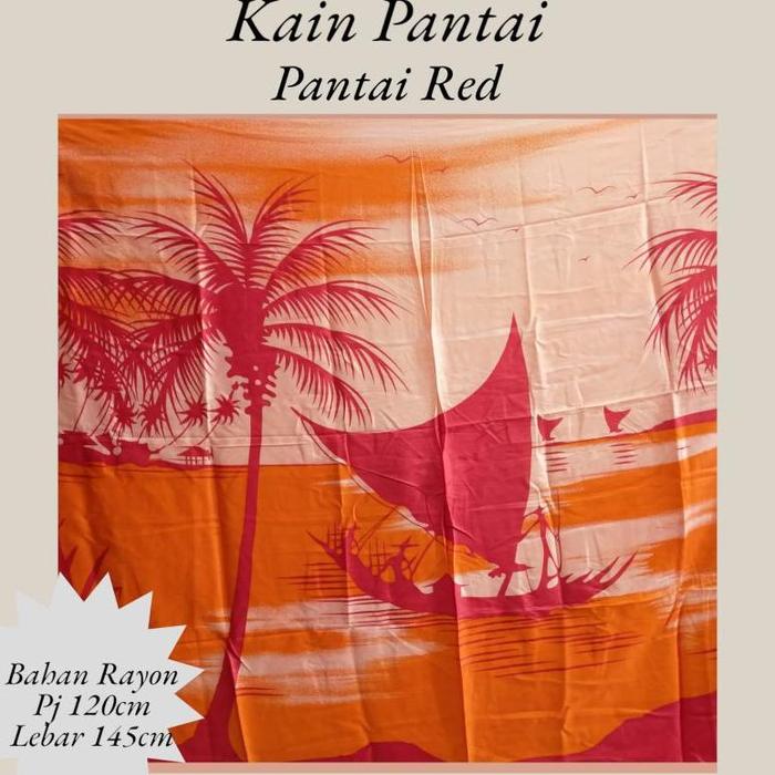 Gambar Kain Pantai Bali Sarung Bali Kain Bali Motif -Kain Pantai Bali Motif-Rayon Bali Adem - Ks Oleh Oleh Khas Bali - PANTAI RED dari tokobesot213 undefined Tokopedia