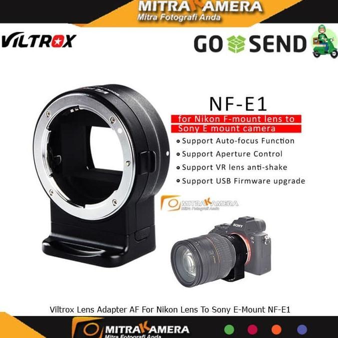 Jual Redy, Viltrox Lens Adapter Af For Nikon Lens To Sony E-Mount