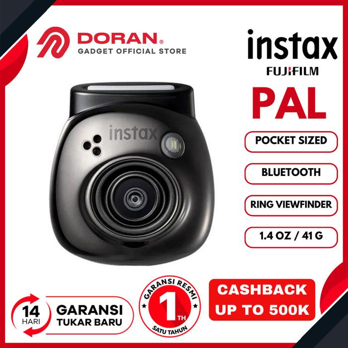 Gambar Fujifilm Instax Pal Mini Digital Instant Camera - Fuji Instax Kamera Digital Instan - Garansi Resmi - Black dari Doran Gadget Authorized Bali undefined Tokopedia