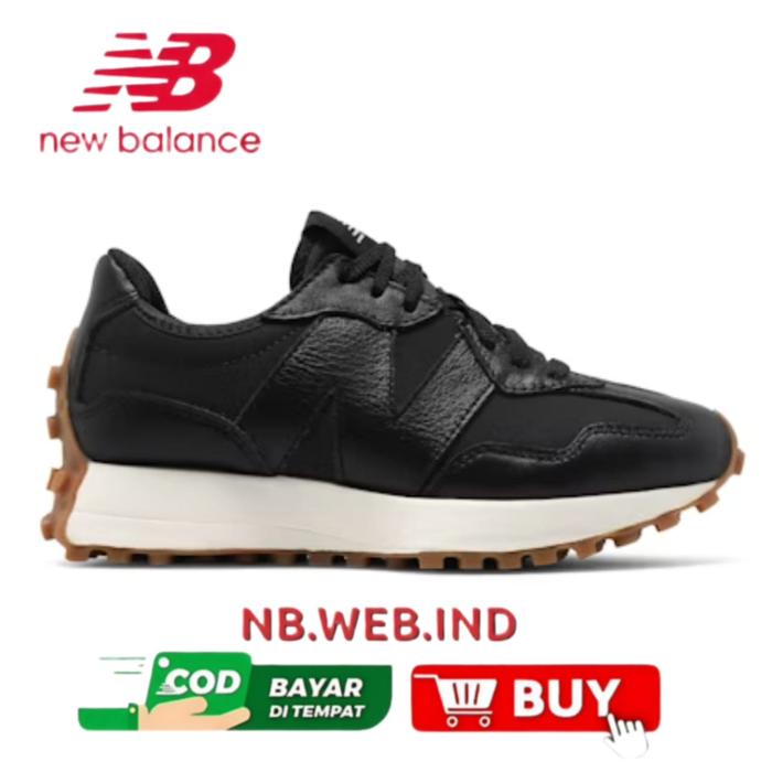 SEPATU NEW BALANCE 327 BLACK PHANTOM 100% BNIB 39