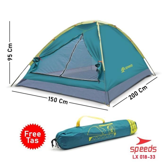 Gambar CV SPEEDS Tenda Camping Tenda Lipat Buka Otomatis 1-2 Orang Piknik 018-41 ## - 018-33 HIJAU dari originallkh undefined Tokopedia