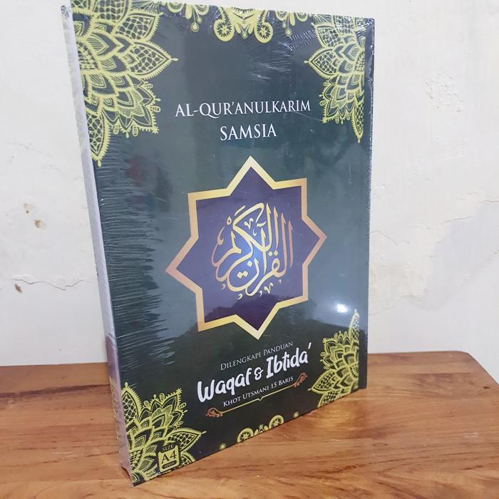 Gambar al quran besar khat usmani 15 baris samsia A4 hvs usmani - Hijau, A4 20cm x 30cm dari DOREMIBOOK SBY undefined Tokopedia