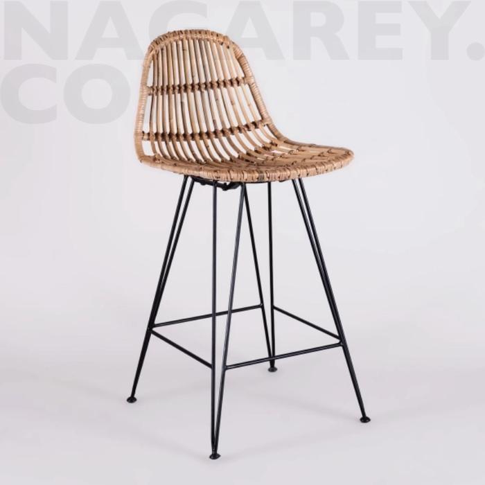 Promo Kursi Bar Rotan Rattan Metal Julio Bar Stool Stool Chair