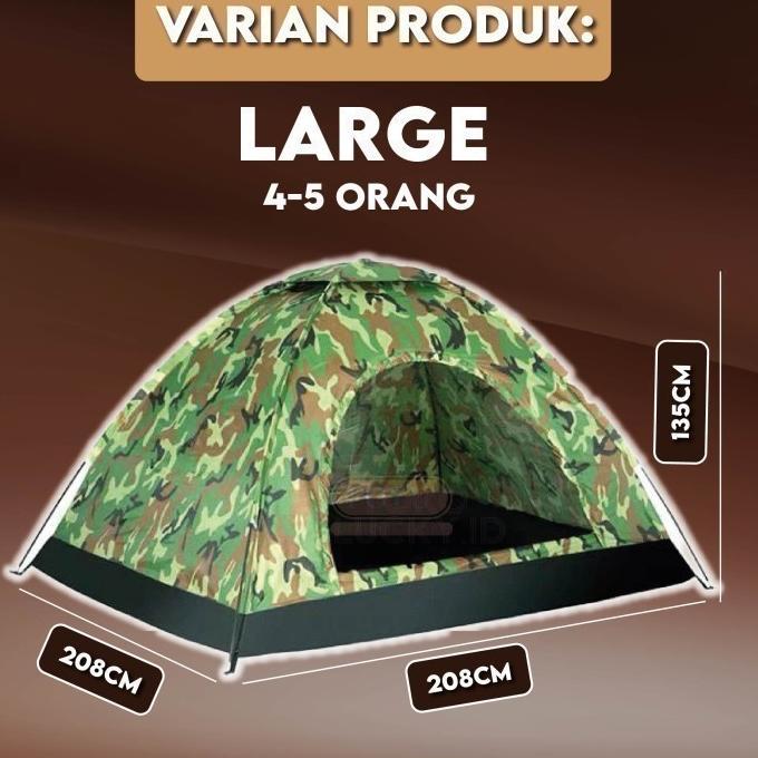 Gambar CV Tenda Camping Dome 4 Orang Olahraga Outdoor Perlengkapan Gunung Waterp ## - Large dari originallkh undefined Tokopedia