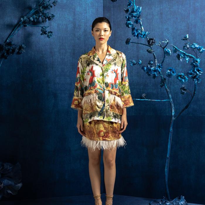 Gambar LAI SKIRT CS-117 LUNAR 2025 - Golden Orchid, All Size dari CIEL OFFICIAL Kota Bandung Tokopedia