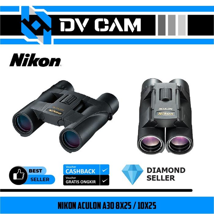 Promo Nikon Aculon A30 8x25 10x25 8x25, PAKET A Kota