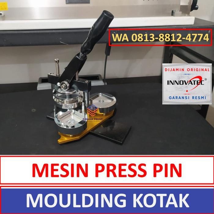 Gambar MESIN PRESS PIN KOTAK INNOVATEC - ALAT CETAK PIN KOTAK DENGAN MAGNET - MESIN PRES PIN MOULDING KOTAK - ALAT PEMBUAT PIN MAGNET INNOVATEC BKN TALENT - Mesin + Bahan  dari globalasiateknik undefined Tokopedia