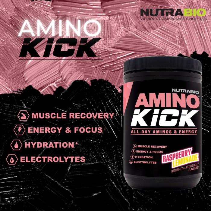 Gambar Amino Kick Nutrabio 30 serving - Raspberry dari REALFITS undefined Tokopedia