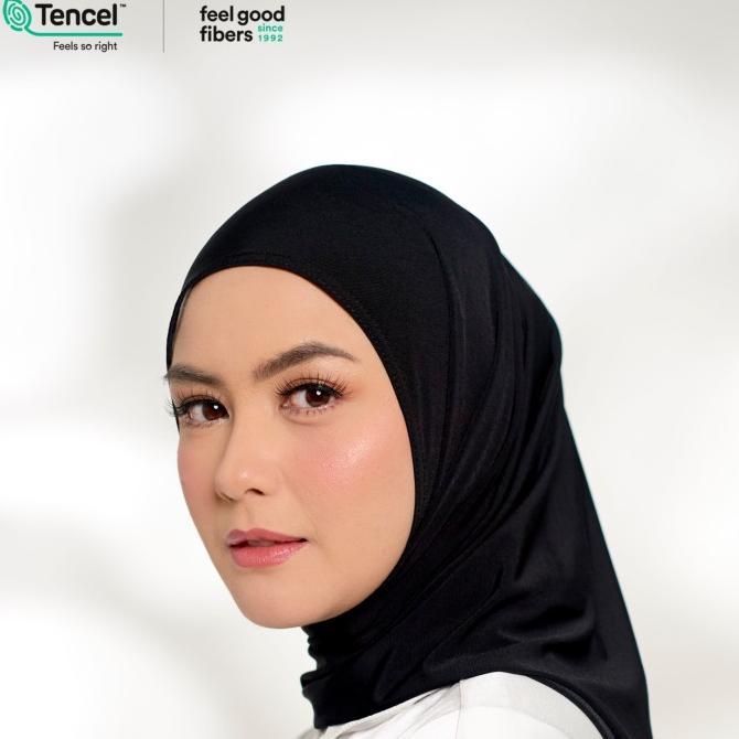 Gambar berkualitas Nabillasyal | Aliya Series Tencel | Instan Hijab - Black dari superkill undefined Tokopedia