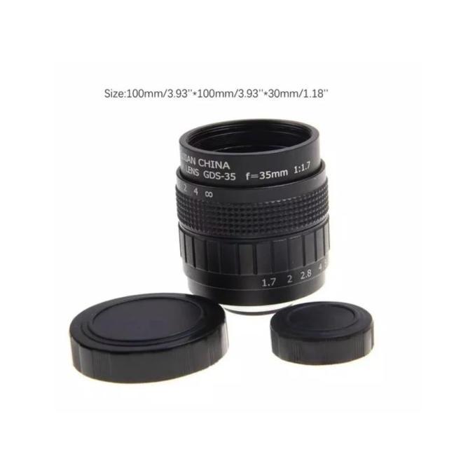 Jual Redy, Lensa Fix Fujian Cctv Lens 35Mm For Canon Nikon