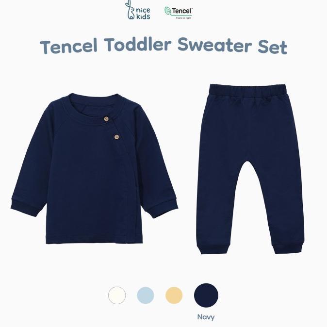 Gambar Best Tencel Kids Sweater Set Nice Kids Setelan Baju Anak Premium (6 Bulan - 4 Tahun) - Navy, 1 Year dari tokopakaian0 undefined Tokopedia