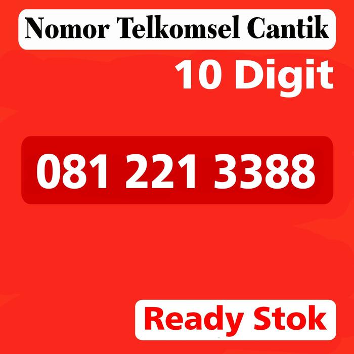 Gambar Kartu Perdana Telkomsel Cantik Nomor Simpati 10 Digit Murah Seri 0812 dari Nomor Cantik Telkomsel 888 999 undefined Tokopedia