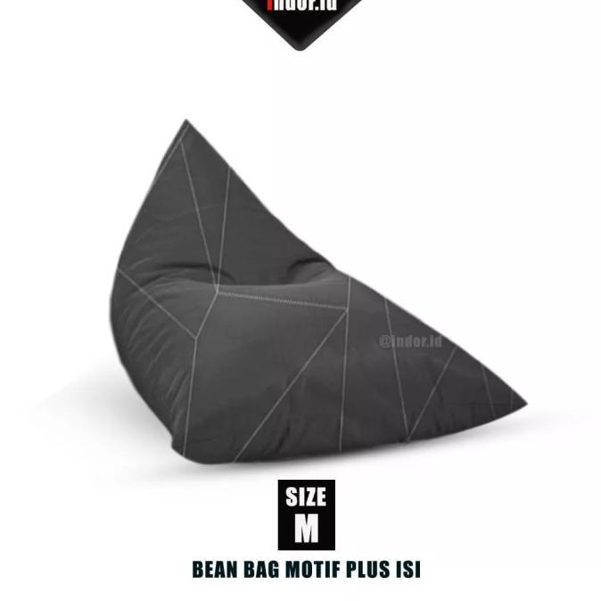 Gambar Bean Bag Segitiga Jumbo Dewasa Anti Air & Uv Bantal Santai Cafe Resto - M-Gio, M 125x75x75cm dari homedecor Official undefined Tokopedia