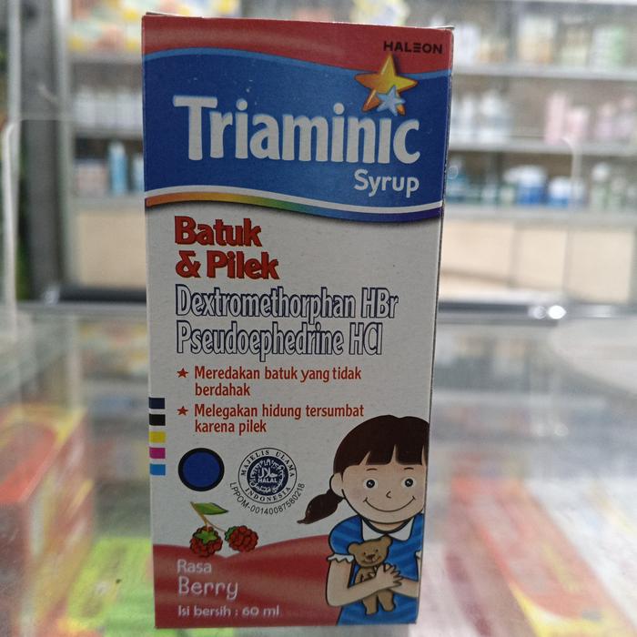 Gambar triaminic merah batuk kering dan pilek, triaminic kuning batuk berdahak dan pilek - Merah, 60 ml dari Apotek LarisJaya undefined Tokopedia