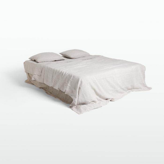 Gambar Bedding Set - (1 fitted sheet + 1 duvet cover + 2 pillowcases) - pinstripe, full 120x200  dari The Katha undefined Tokopedia