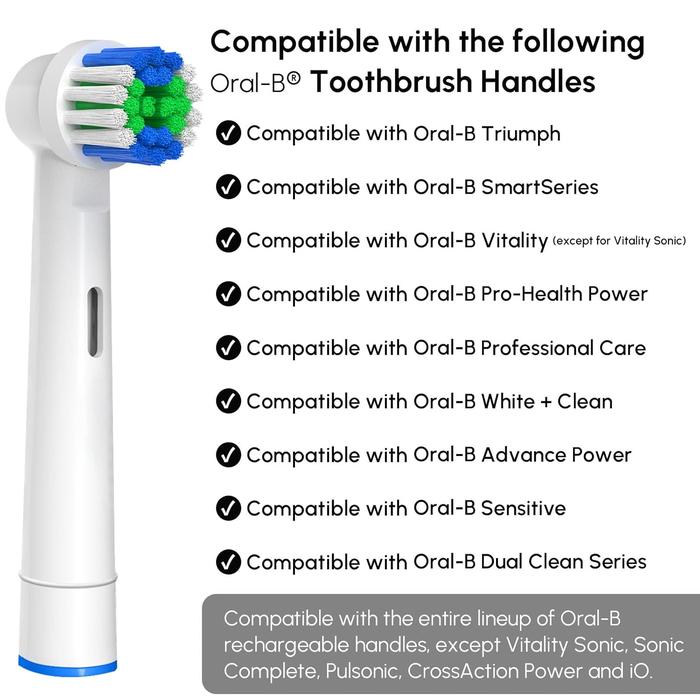 Gambar [ORI USA] Genkent Oral B Replacement Brush Head 1 Pcs - 1 Pcs dari Usashopper undefined Tokopedia