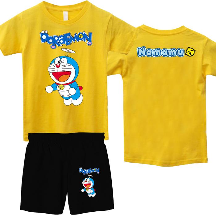 Gambar Kaos Doraemon Anak 1 2 3 4 5 - 11thb - Kuning, No.4(4-5th) dari Bandar Kaos9 undefined Tokopedia