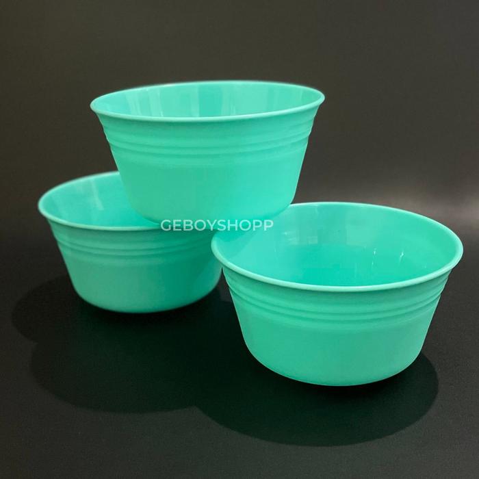 Gambar Mangkok Plastik 5" / Mangkuk Plastik Galaxy 5" Food Grade - MKGL5 BIRU, [1PCS] dari Geboyshopp_NEW undefined Tokopedia