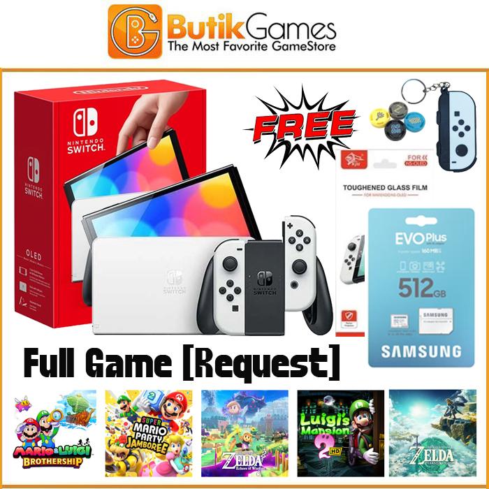 Gambar Nintendo Switch OLED CFW 128GB 256GB 512GB Full Game - Putih, 128GB dari Butikgames undefined Tokopedia
