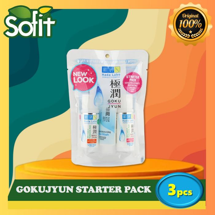 Gambar Hada Labo Starter Pack 20gr - Hadalabo Gokujyun Stater Pack - Shirojyun - Gokujyun Alpha - Sofit - GokuStartPutih dari SO FIT undefined Tokopedia