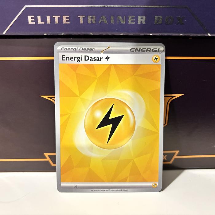 Gambar Energi Dasar Pokemon TCG Game Kartu Koleksi Indonesia - Scarlet Violet - Listrik dari GeekingOut undefined Tokopedia