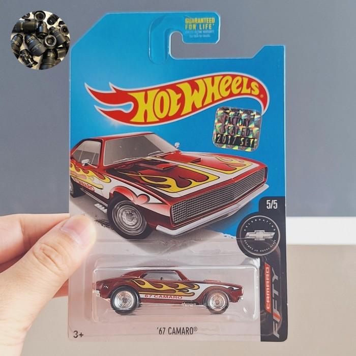 Gambar ( END YEAR SALE ) hotwheels super treasure hunt Factory sealed 67 camaro 2016 2017 camaro fifty FS diecast hot wheels STH THS & ZAMAC set dari JustCollection undefined Tokopedia