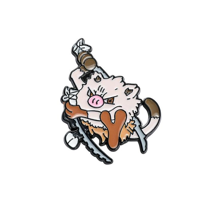 Gambar Pokemon Anime Custom Pin Bros Kimetsu no Yaiba / Demon Slayer Pikachu Squirtle Mankey - Mankey Inosuke dari Yellow Toys Store undefined Tokopedia