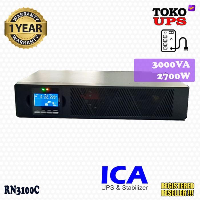 Gambar UPS ICA RN 3100C RN3100C 3000VA 2700W Online Sinewave Rackmount - Unit dari TokoUPS undefined Tokopedia