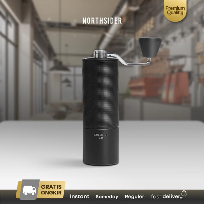 Gambar Timemore Chesnut C3S Series Coffee Grinder Penggiling biji kopi manual - C3S, Hitam dari Northsider Coffee Shop undefined Tokopedia
