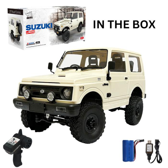 Gambar RC Car WPL C74 Jimny Warrior 1/10 4WD Offroad Rock Crawler - WPL C74 Putih dari Jakarta Hobby undefined Tokopedia