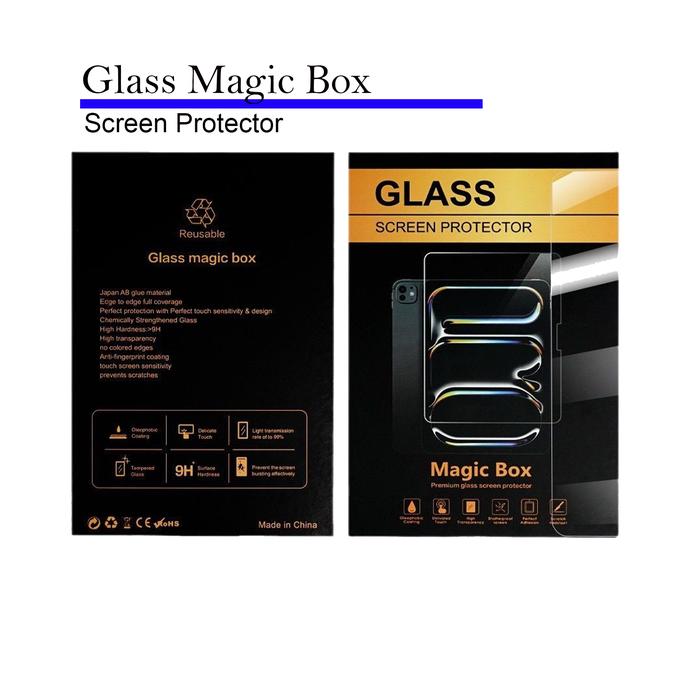 Gambar Tempered Glass iPad Glass Magic Box Gen [7/8/9/10] [Air4/5] [Pro 11"/12.9"] [Mini 4/5/6] Easy Install Terlengkap - T.GlassMagicBox, iPadMini6 dari cnfemporium undefined Tokopedia