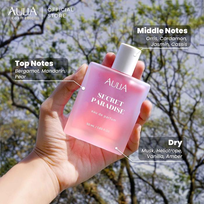 Gambar AULIA Eau De Parfum 50ml [ Parfum Unisex Dengan Aroma segar  dan Tahan hingga 6-8 jam ] - Secret Paradise dari Aulia Cosmetic Indonesia undefined Tokopedia