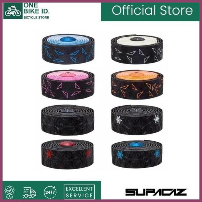 Gambar mfz supacaz bartape super sticky kush - supacaz bar tape drop bar roadbike - Silver dari Mafiz_Store undefined Tokopedia
