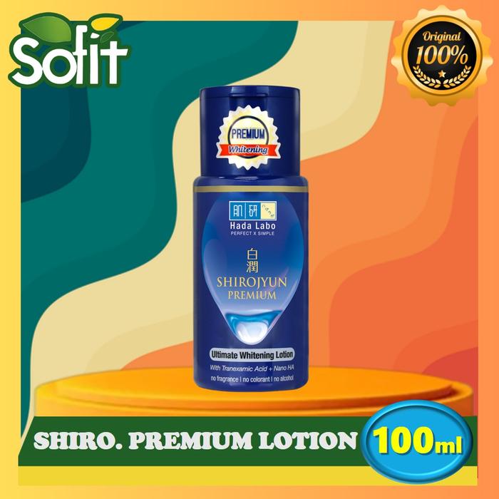 Gambar Hada Labo Shirojyun Ultimate Whitening Series - Hadalabo Lotion - Milk - Cream - Face Wash - Sofit - PremiumLot100ml dari SO FIT undefined Tokopedia