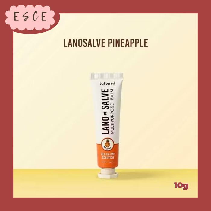 Gambar BUTTERED Lanosalve Multipurpose Balm Solusi Kulit Kering Pecah Pecah Salep Multifungsi with Lanolin - Pineapple dari SHOPESCE undefined Tokopedia