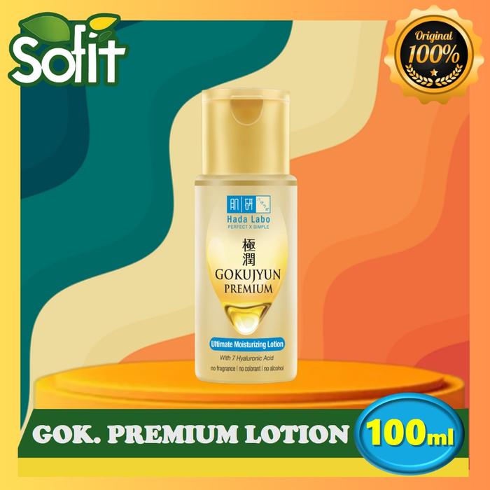 Gambar Hada Labo Gokujyun Series - Hadalabo - Premium - Cleansing Oil - Face Wash - Lotion - Milk - Sofit - GokuPremLot100 dari SO FIT undefined Tokopedia