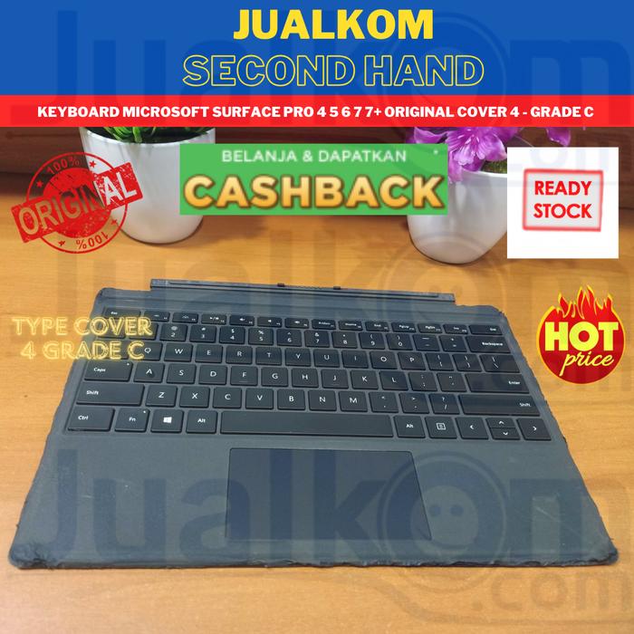 Gambar Keyboard Microsoft Surface Keyboard Surface Pro 4 5 6 7 7+ Original - Cover 4 Grade C dari Karya Citra Computers Jualkom undefined Tokopedia