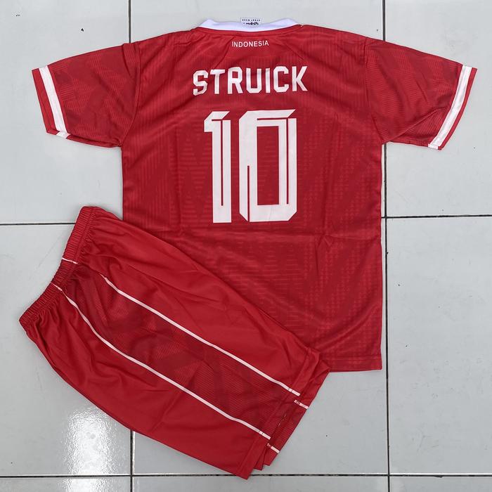 Gambar Jersey RAFAEL STRUICK timnas indonesia 2024 untuk anak usia 5-12 TAHUN - Struick merah10, 8-9 tahun dari Eza kidstore undefined Tokopedia