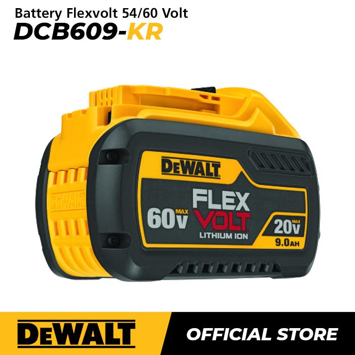 Gambar Dewalt Battery FlexVolt / Baterai 18/20 sd 54/60V (max) 9.0 Ah - DCB609-KR dari Dewalt ID undefined Tokopedia
