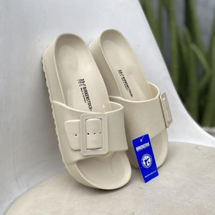Gambar Sandal wanita karet sandal birkenstock sandal cewek ukuran 36 37 38 39 40 -Khaki 39 - Beige, 36 dari mita'shoes undefined Tokopedia