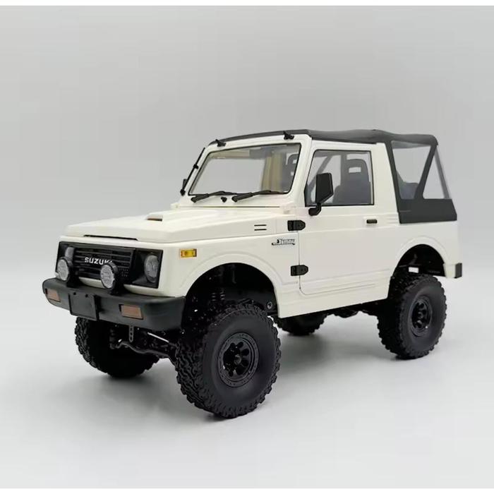 Gambar WPL C74 RC Car Suzuki Jimny JA11 1/10 RC Rock Crawler 1/10 RTR - C74-1 Putih dari RCmania Hobby undefined Tokopedia