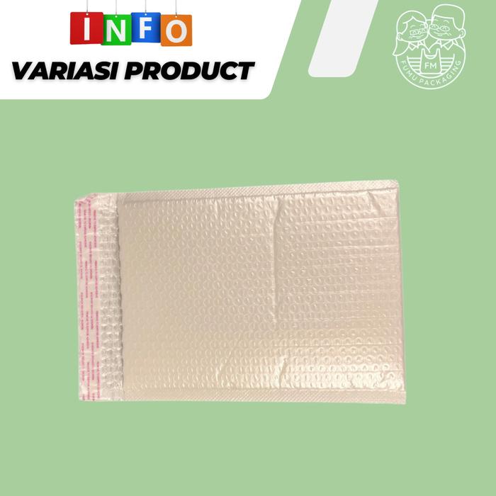Gambar Bubble Mailer / Amplop Bubble Packing / Kantong Bubble - Putih, 11X19CM dari cuman packing undefined Tokopedia