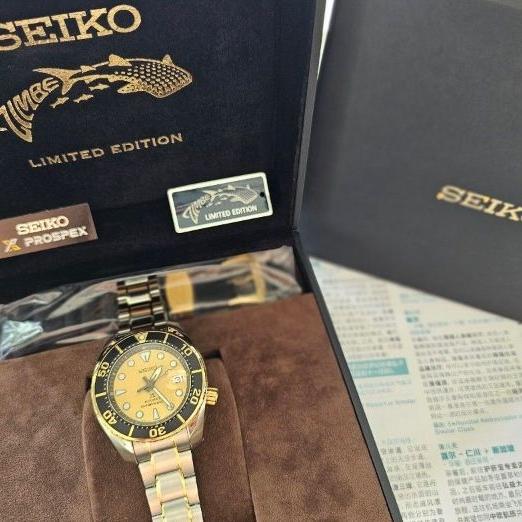 Seiko Sumo Zimbe 15 Yellow Spb194 Spb194j Thailand Limited Edition 1500  Pieces