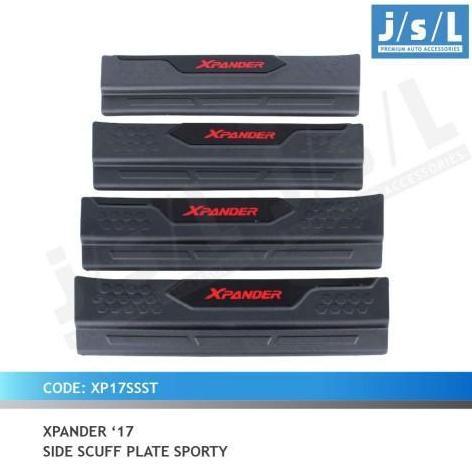 Gambar Sillplate Xpander Ultimate 2022 2023 2024 Aksesoris Sill Plate Samping (Dramaya) - SPORTY RED JSL dari Toko Dramaya undefined Tokopedia