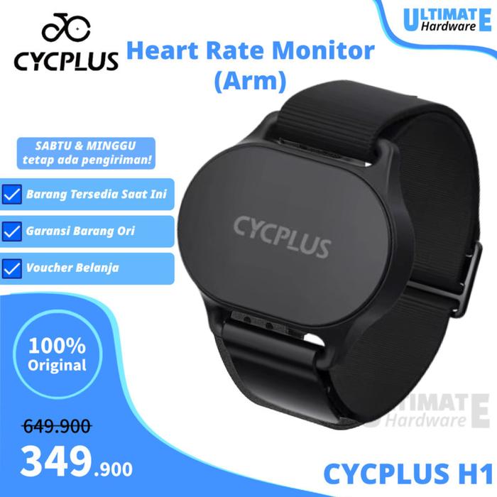 Gambar CYCPLUS Heart Rate Monitor H1 Pengukur Detak Jantung Aksesoris Sepeda dari Ultimate Hardware undefined Tokopedia