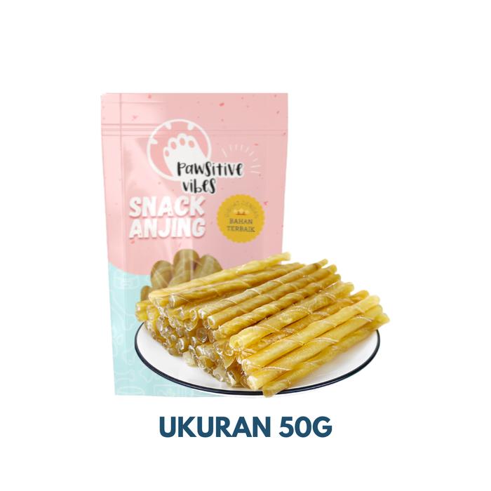 Gambar Pawsitive Vibes Rawhide snack treat anjing - Rawhide snack treat anjing - Gigitan - 50g dari Pawsitive Official undefined Tokopedia