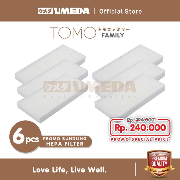 Gambar Umeda Accessories For Tomo R2 - HEPA 6PCS dari UMEDA undefined Tokopedia